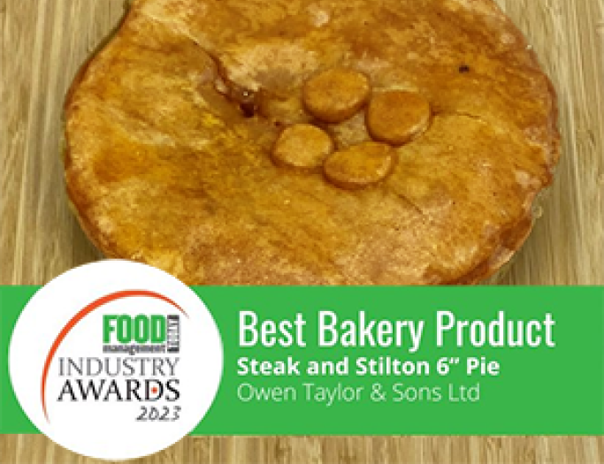 Owen Taylor & Sons Ltd; Best Bakery Product 2023; Food Management Today Awards