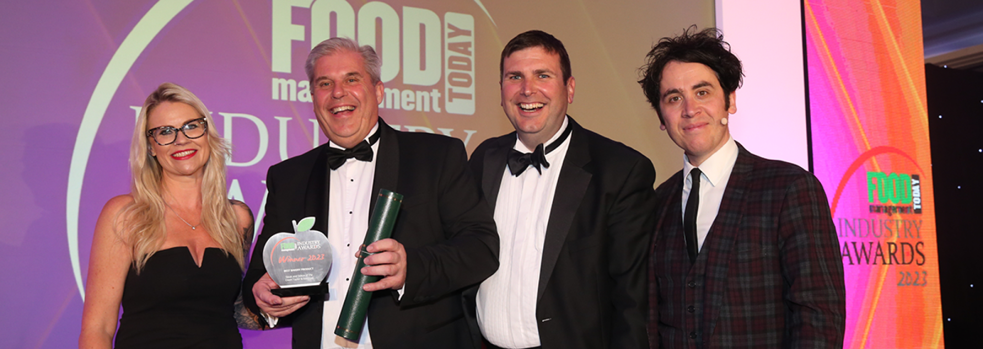Owen Taylor & Sons; Richard Taylor; Carl Evans; Food Management Today Awards 2023; Best Bakery Product; Steak & Stilton Pie