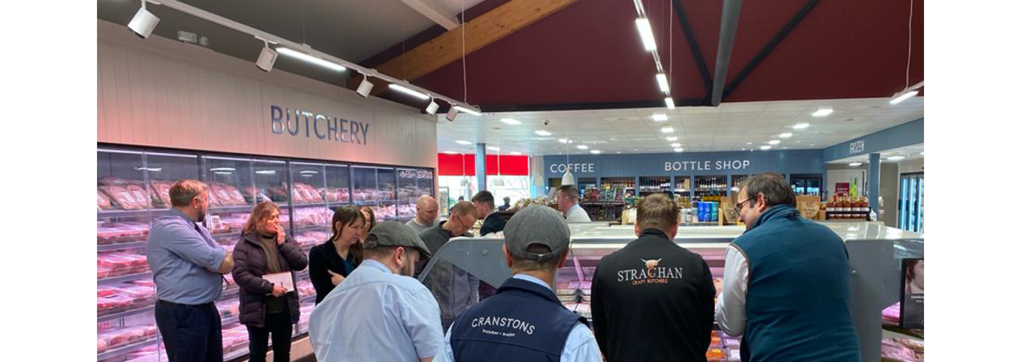 Q Guild members and guests view Cranstons flagship Cumbrian Food Hall