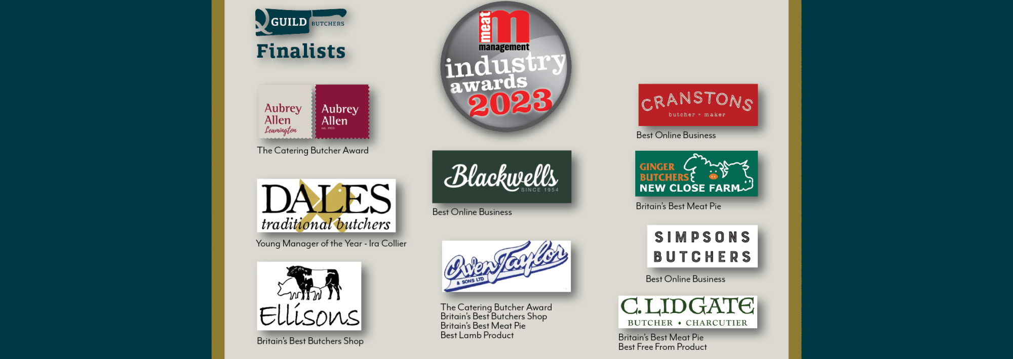 Q Guild Finalists in Meat Management Industry Awards 2023